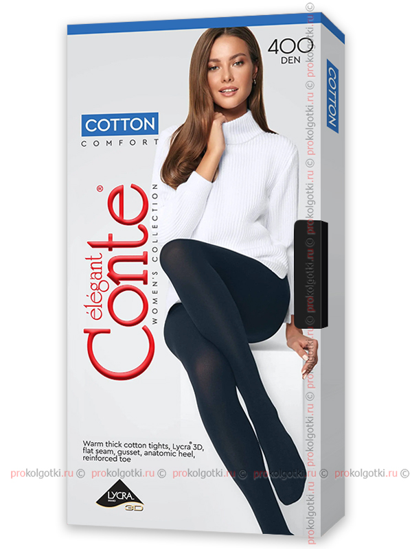 Колготки Conte Cotton 400 - фото 1