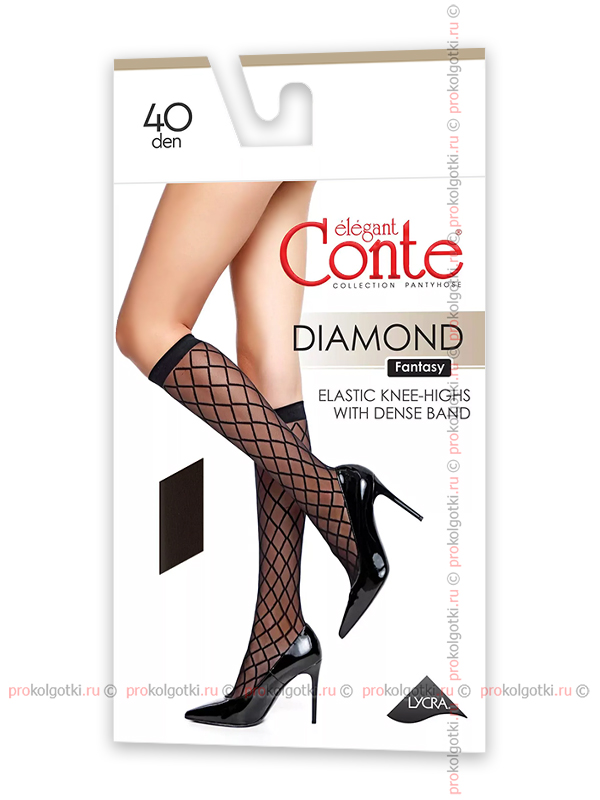 Гольфы Conte Diamond 40 Knee-Highs - фото 1