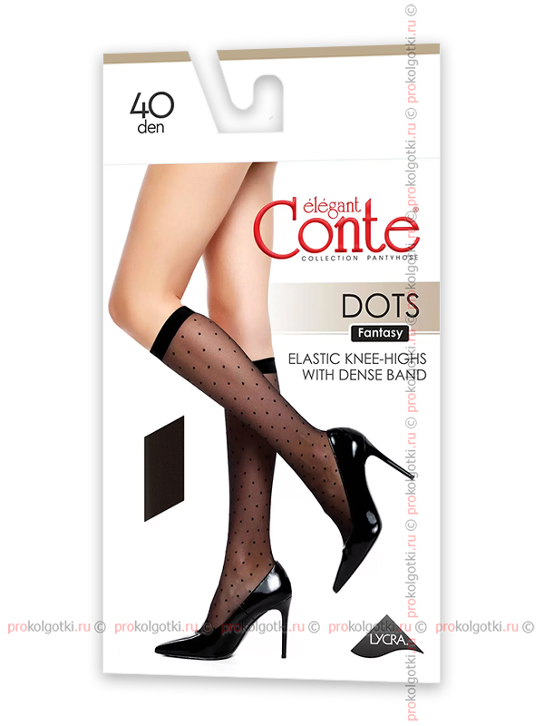 Гольфы Conte Dots 40 Knee-Highs - фото 1