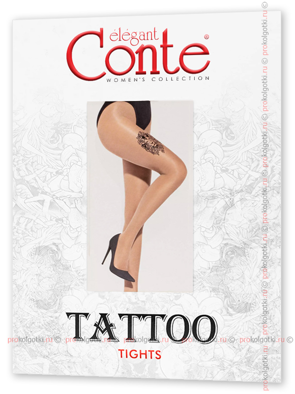 Колготки Conte Tattoo 20 Mod. 2 Lion - фото 1
