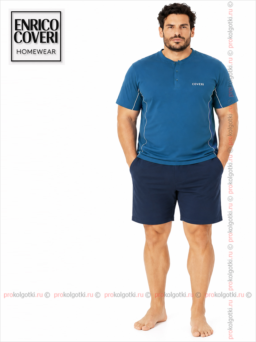 Бельё Мужское Enrico Coveri Art. Ep 1072 Maxi Homewear - фото 1