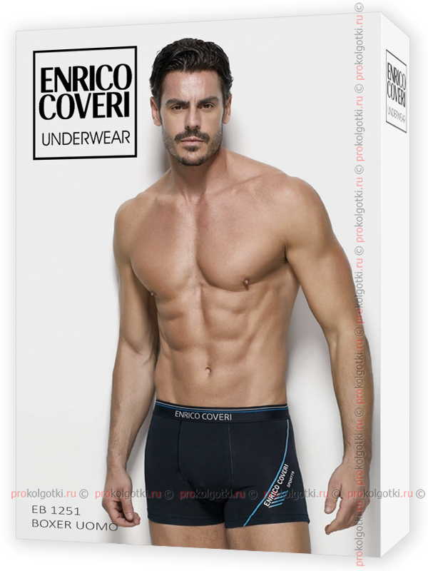 Бельё Мужское Enrico Coveri Eb1251 Uomo Boxer - фото 1