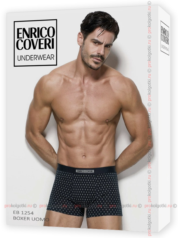 Бельё Мужское Enrico Coveri Eb1254 Uomo Boxer - фото 1