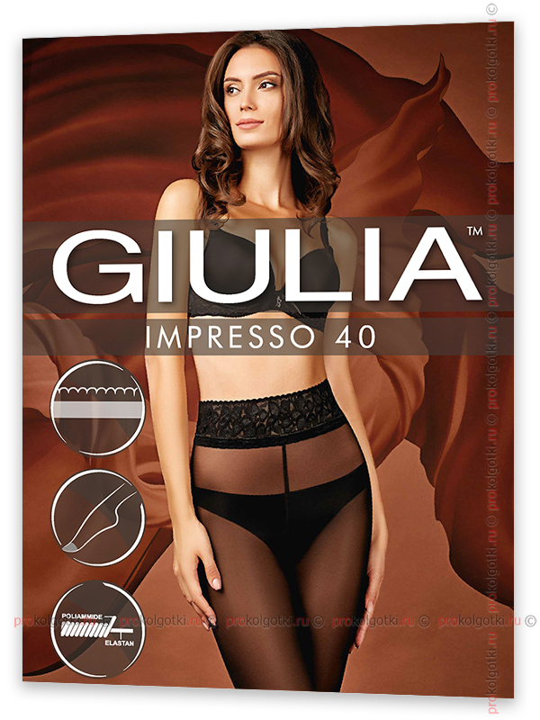 Колготки Giulia Impresso 40 - фото 1