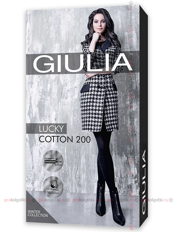 Колготки Giulia Lucky Cotton 200 - фото 1