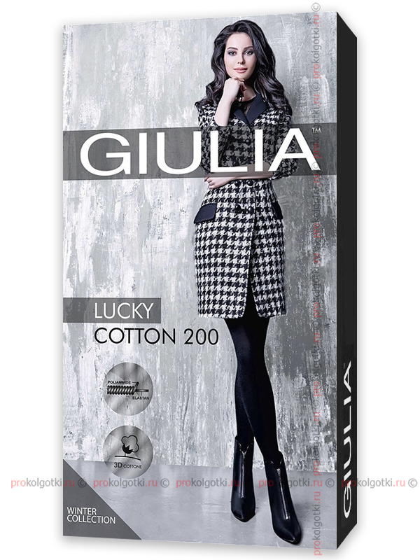 Колготки Giulia Lucky Cotton 200 - фото 2