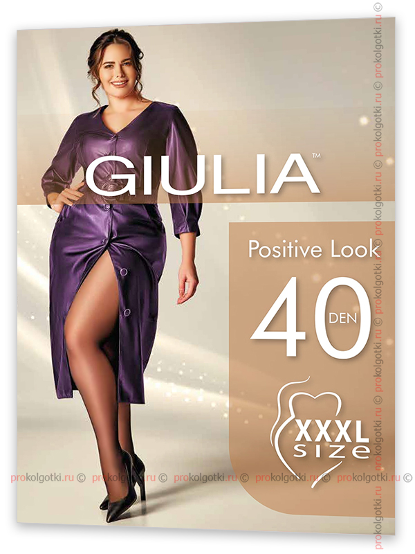 Колготки Giulia Positive Look 40 Xxl - фото 1