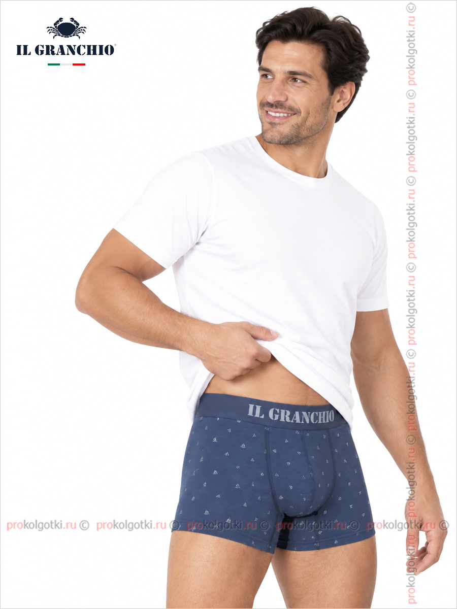 Бельё Мужское Il Granchio Art. Gb 1202 Boxer Var. Jeans - фото 1