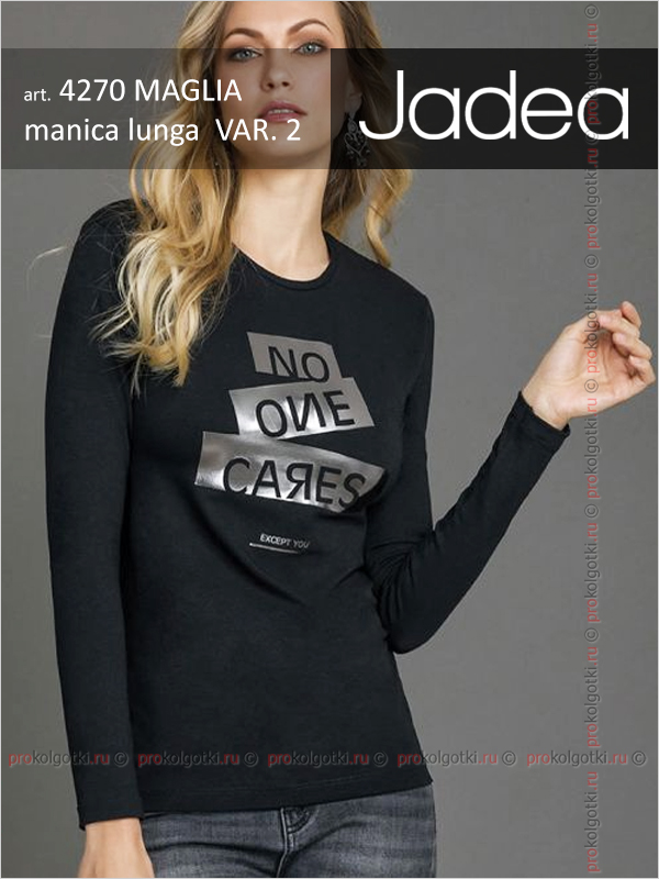 Бельё Женское Jadea Art. 4270 Maglia Manica Lunga Var. 2 - фото 1