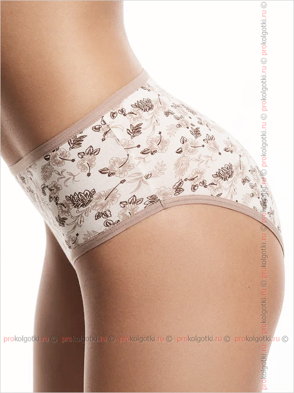 Бельё Женское Minimi Intimo Bmi_T Fiore 2221-02Ce Slip Avorio-Multicolors - фото 2