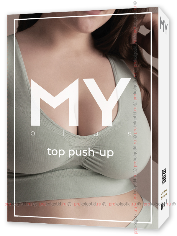 Бельё Женское My Art. Br329 Top Push Up Spalla Larga Plus Size - фото 1