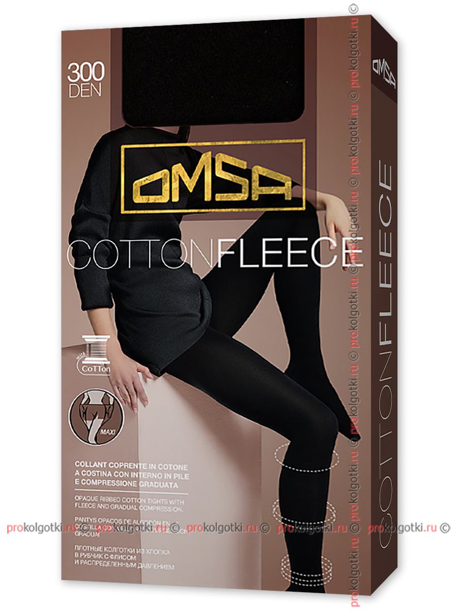 Колготки Omsa Cotton Fleece 300 Xl - фото 2