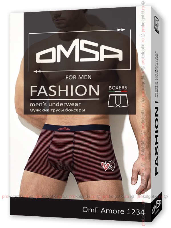 Бельё Мужское Omsa Underwear For Men Omf Amore 1234 Boxer - фото 1