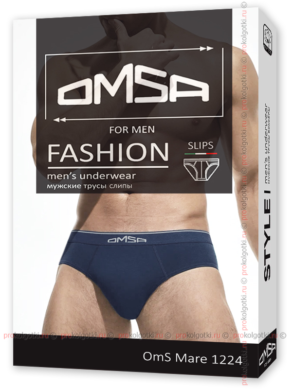 Бельё Мужское Omsa Underwear For Men Oms Mare 1224 Slip - фото 1