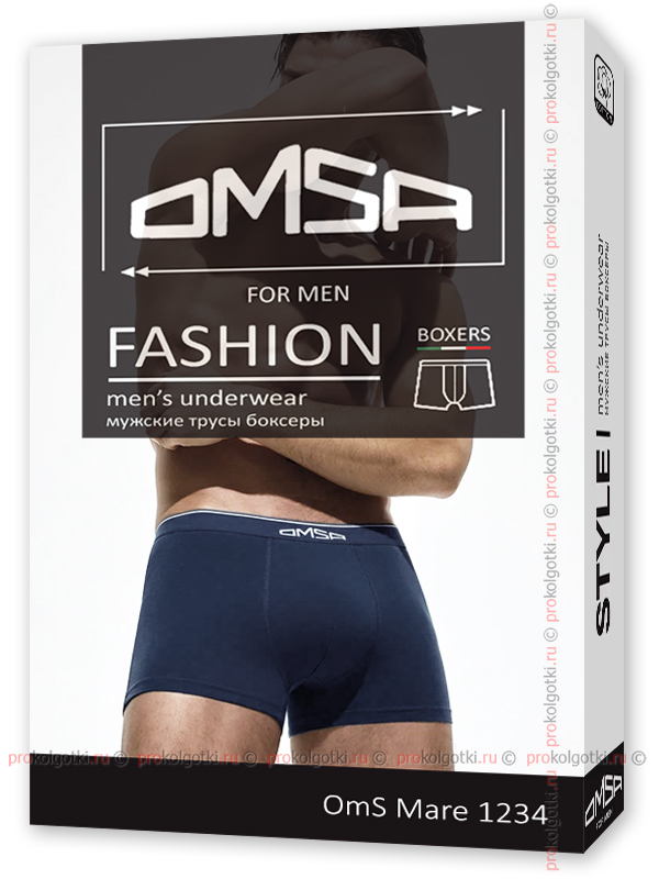 Бельё Мужское Omsa Underwear For Men Oms Mare 1234 Boxer - фото 1