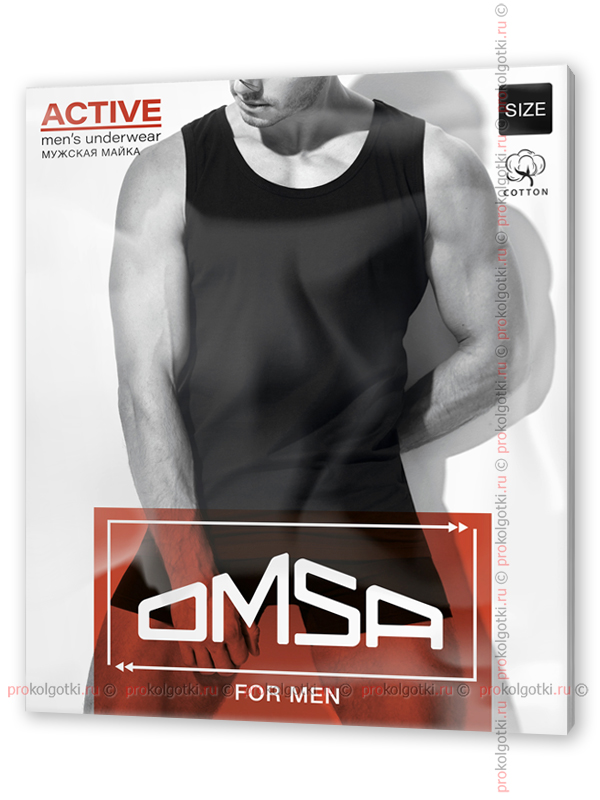 Бельё Мужское Omsa Underwear For Men Omt U1101 Canotta - фото 1