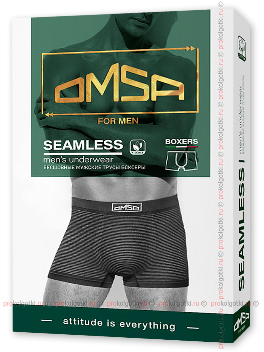 Бельё Мужское Omsa Underwear For Men Omu 2221S Strripes Boxer - фото 1