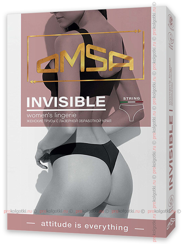 Бельё Женское Omsa Underwear For Women Omd Invisible 2111 String - фото 1