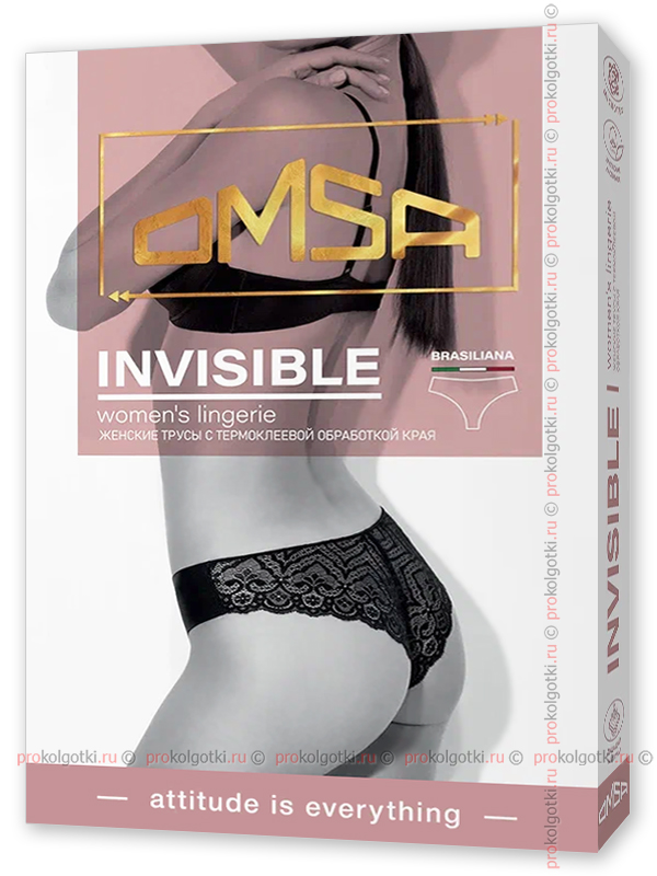 Бельё Женское Omsa Underwear For Women Omd Invisible 2611 Brasiliana - фото 1