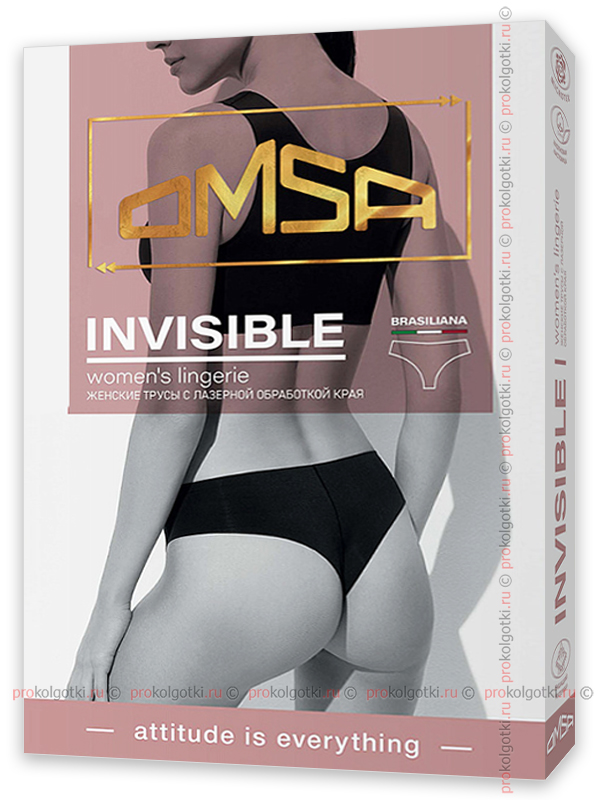 Бельё Женское Omsa Underwear For Women Omd Invisible 2612 Brasiliana - фото 1