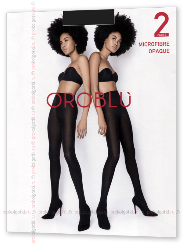 Колготки Oroblu Twins Microfibre Opaque 60, 2 Pairs - фото 1