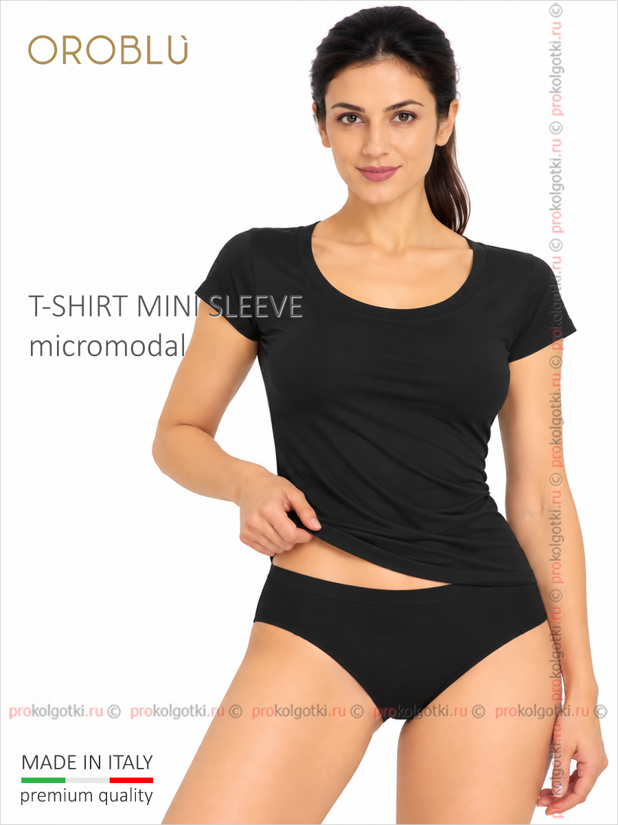 Бельё Женское Oroblu Underwear Art. Vobt66910 T-Shirt Mini Sleeve Perfect Line - Micromodal - фото 1