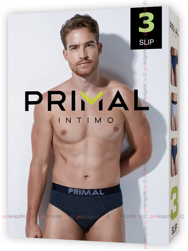 Бельё Мужское Primal Art. S287 Slip, Set 3 Pezzi - фото 1