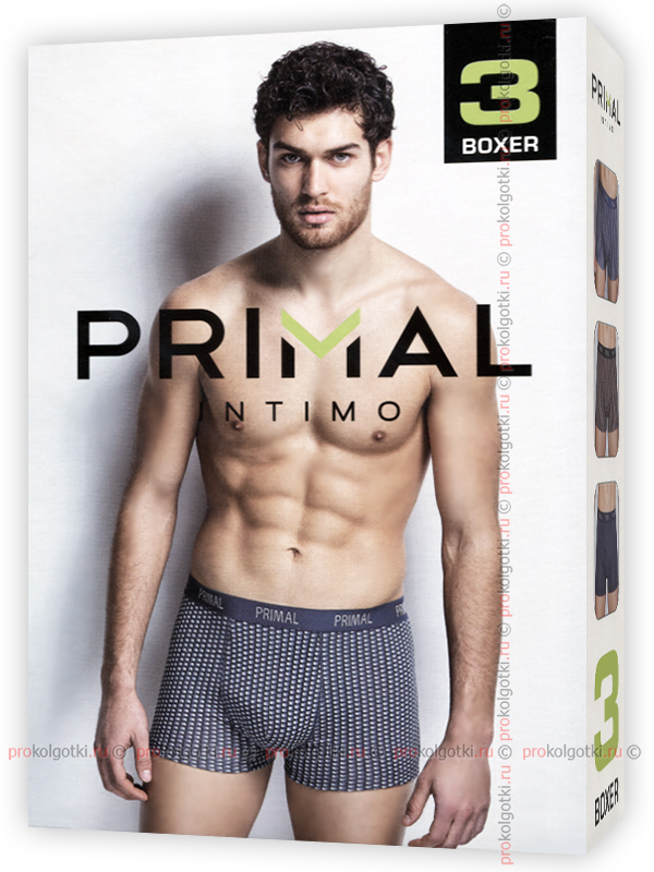 Бельё Мужское Primal B198 Uomo Boxer, 3 Pezzi - фото 1