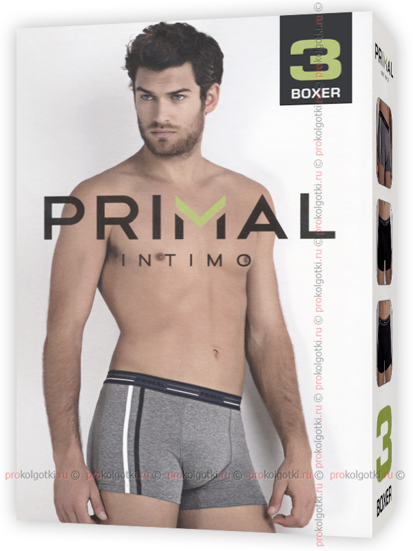 Бельё Мужское Primal B224 Uomo Boxer, 3 Pezzi - фото 1