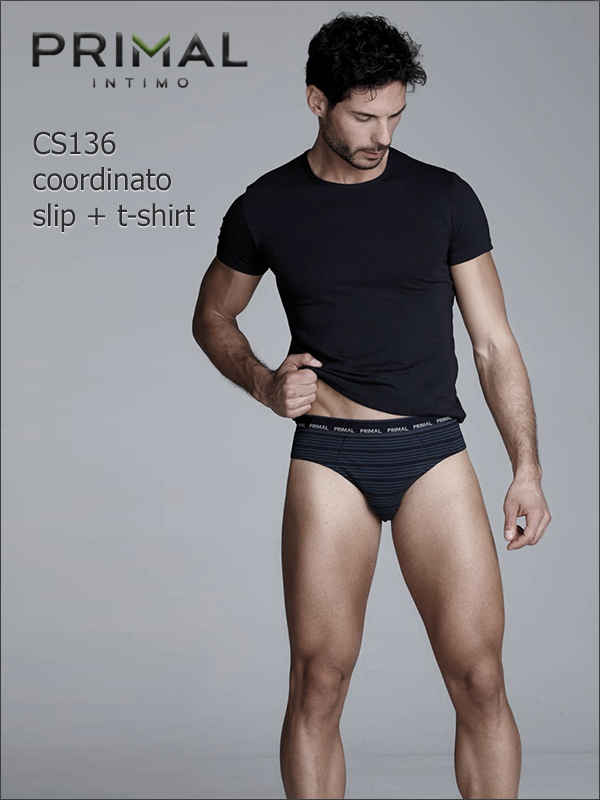 Бельё Мужское Primal Cs136 Coord. Slip + T-Shirt - фото 1
