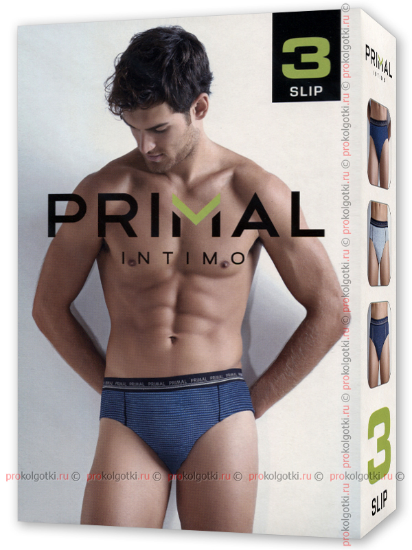 Бельё Мужское Primal S212 Uomo Slip, 3 Pezzi - фото 1