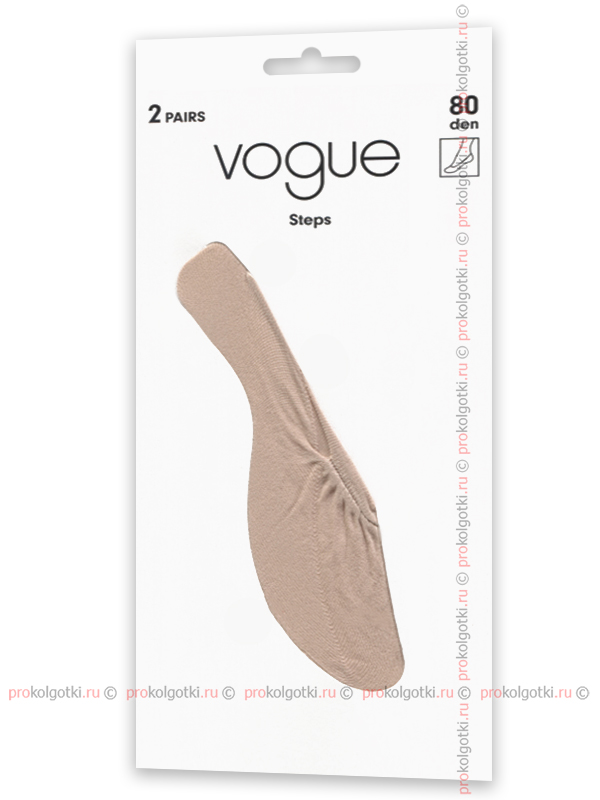 Носочки Vogue Art. 32723 Steps 80, 2 Pairs - фото 1
