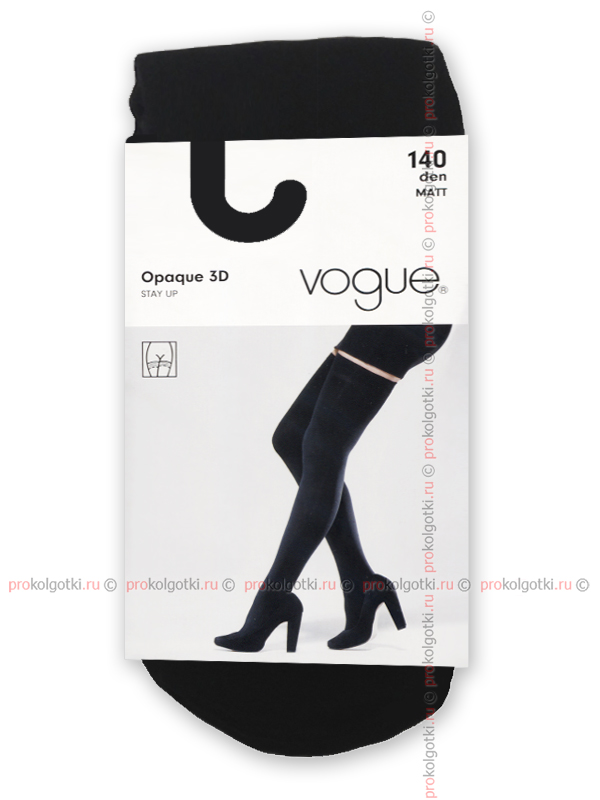 Чулки Vogue Art. 95835 Opaque 140 3D Stay Up - фото 1