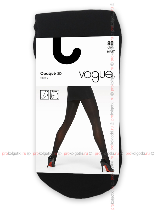Колготки Vogue Art. 95841 Opaque 80 3D - фото 1