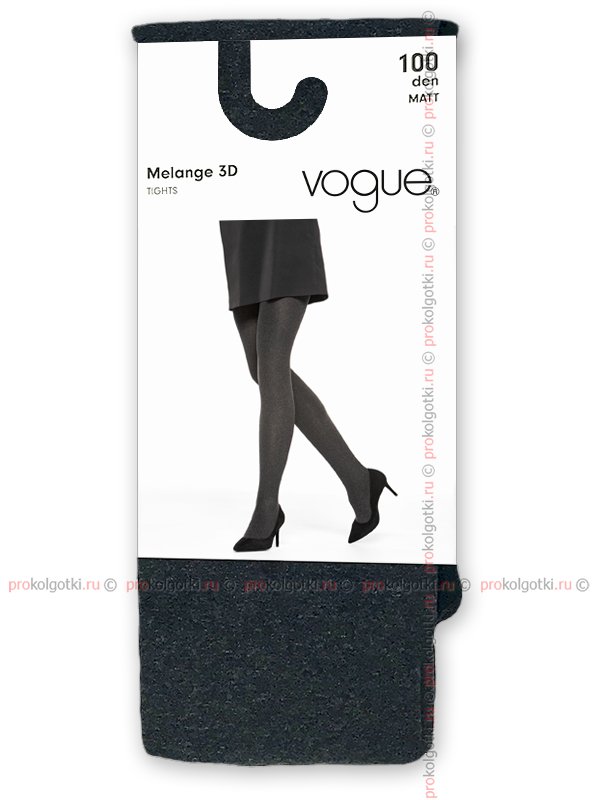 Колготки Vogue Art. 95960 Melange 100 3D - фото 1