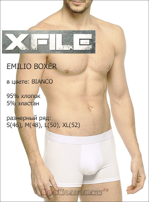 Бельё Мужское X File Emilio Boxer - фото 2