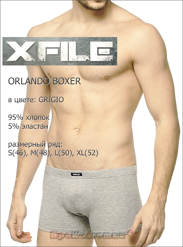 Бельё Мужское X File Orlando Boxer - фото 3