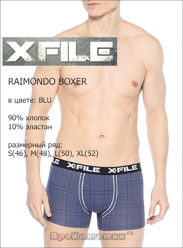 Бельё Мужское X File Raimondo Boxer - фото 3